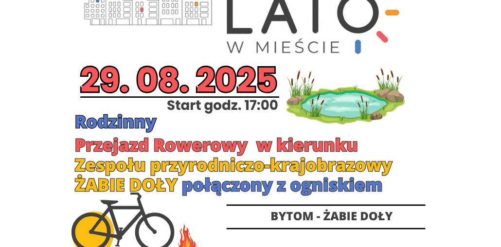 Rodzinny Przejazd Rowerowy  w kierunku  Zespołu przyrodniczo-krajobrazowy ŻABIE DOŁY połączony z ogniskiem